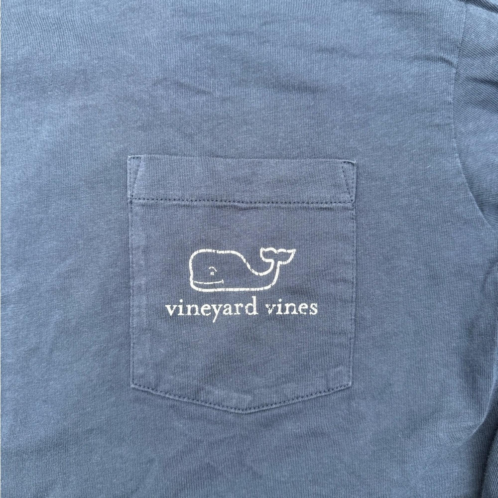Vineyard Vines Deep Blue Long Sleeve Tee - Picture 5 of 11